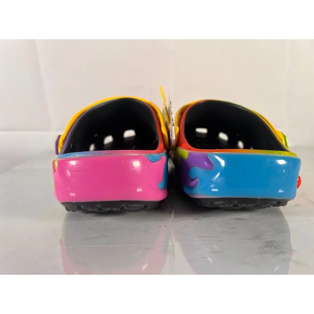 CROCS Gushers‎ Classic Clog 211487 with Jibbitz Unisex Men's 7 Womens 9